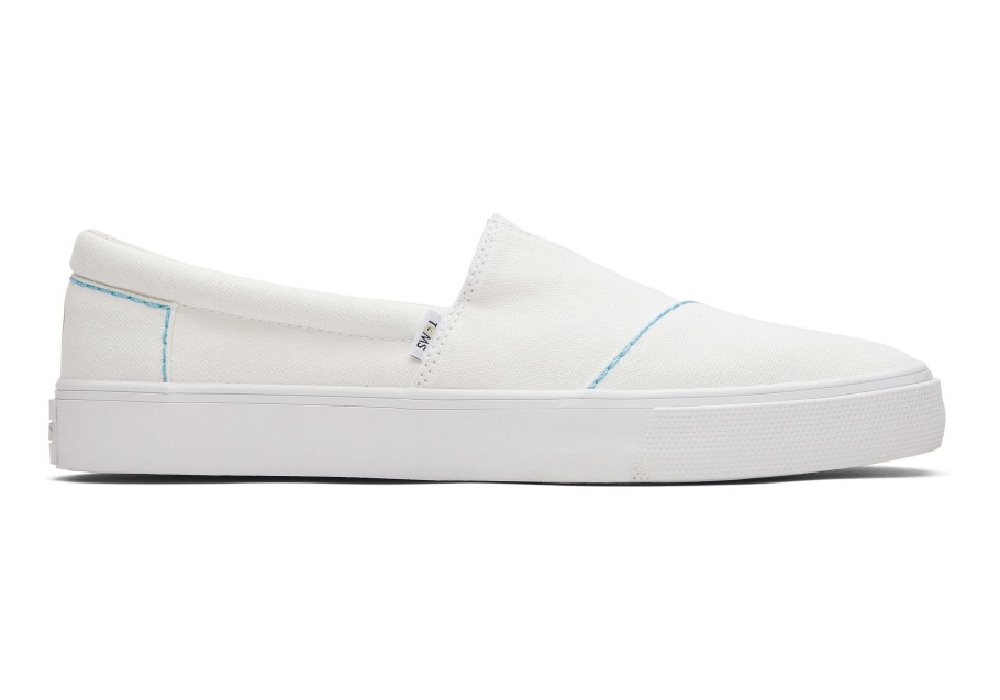 Toms Toms X Happiness Project Fenix White Canvas