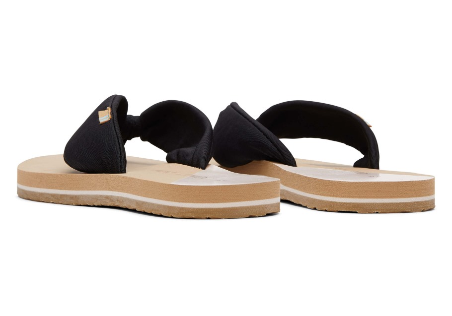 Toms Piper Flip Flop Repreve Black