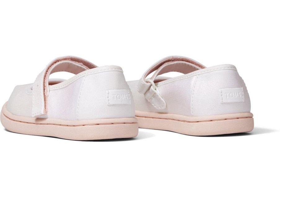Toms Tiny Mary Jane Slip-On White