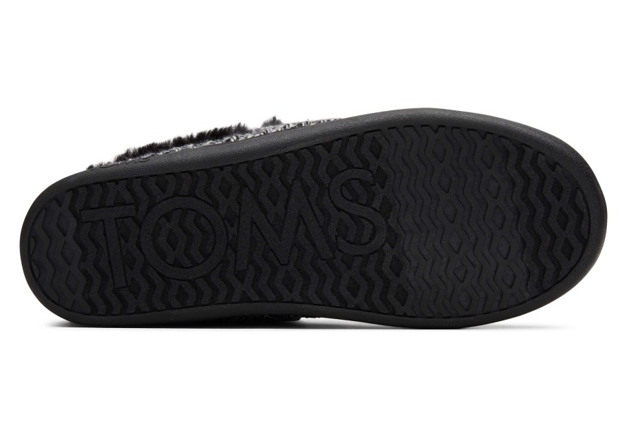 Toms Sage Slipper Black Multi