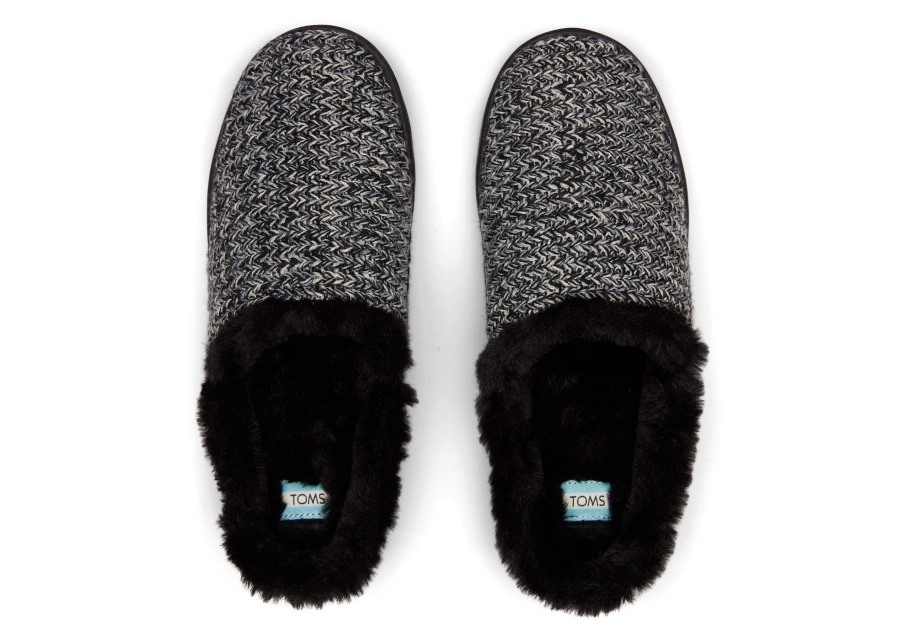 Toms Sage Slipper Black Multi