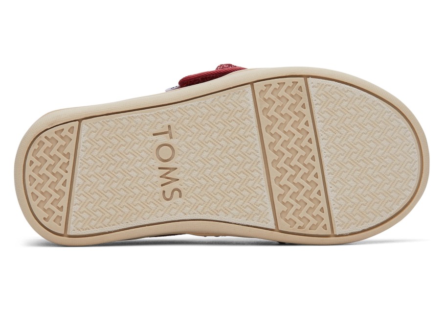 Toms Tiny Alpargata Glimmer Dark Rose