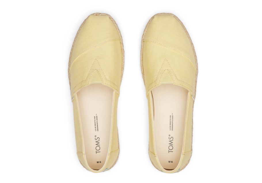 Toms Espadrille Alpargata Yellow