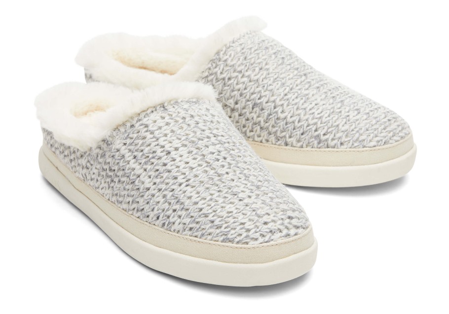 Toms Sage Slipper White