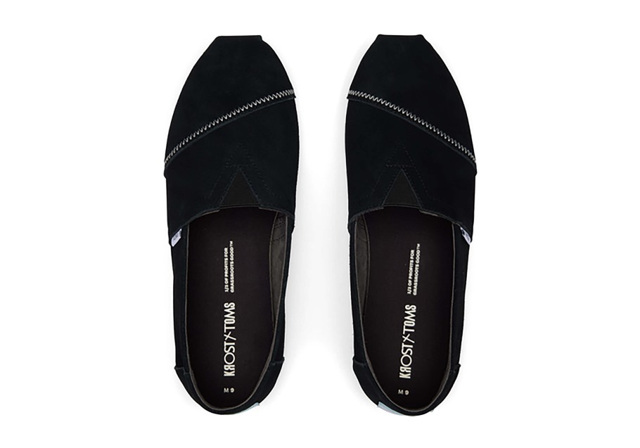 Toms Toms X Krost Alpargata Suede Black