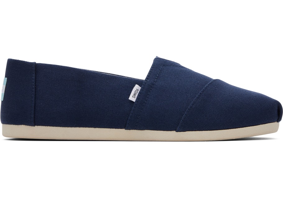 Alpargata Recycled Cotton Canvas Toms Navy