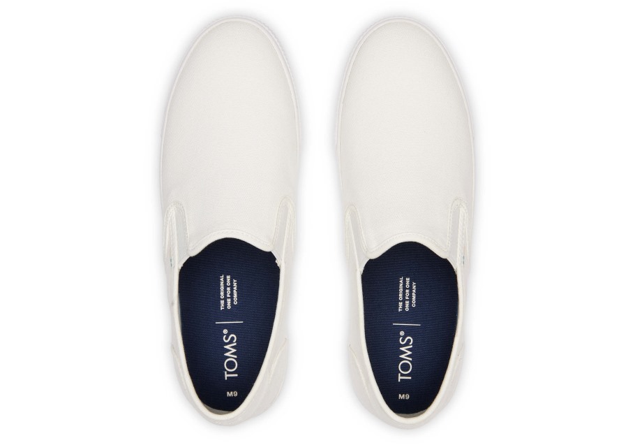 Toms Baja Slip On White