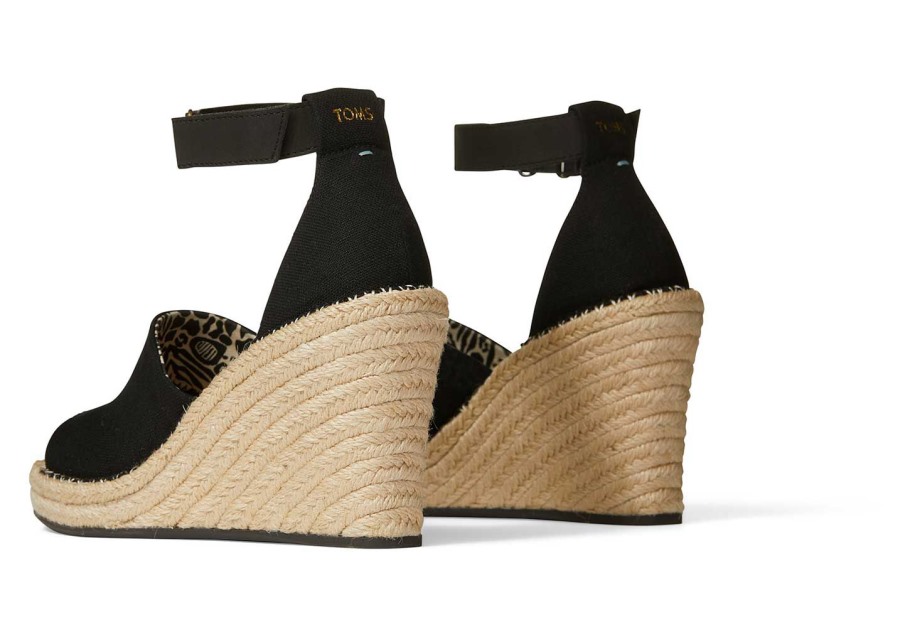 Toms Marisol Wedge Heel Black
