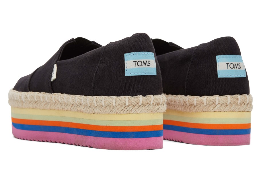 Toms Alpargata High Platform Black
