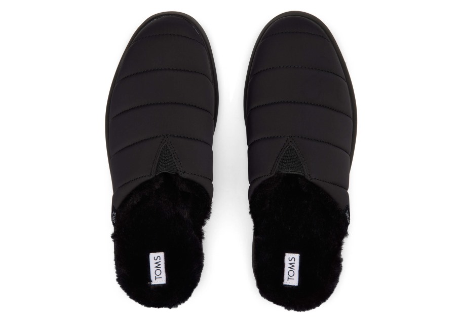 Toms Repreve  Mallow Mule Black-Black Repreve