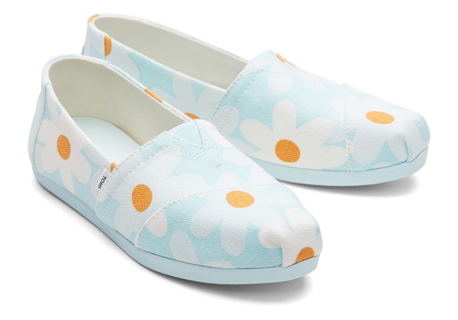 Toms Alpargata Retro Floral Soft Blue