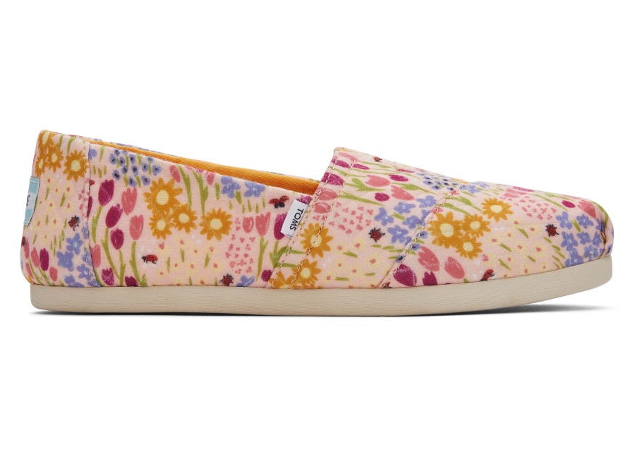 Toms Alpargata Quilted Floral Pink Floral