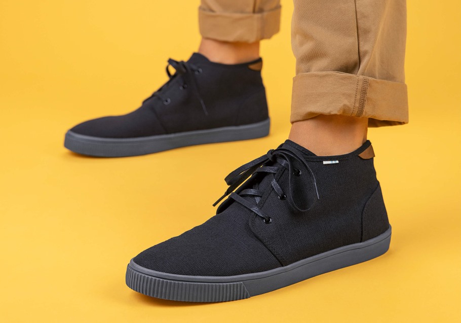 Toms Carlo Mid Sneaker Black