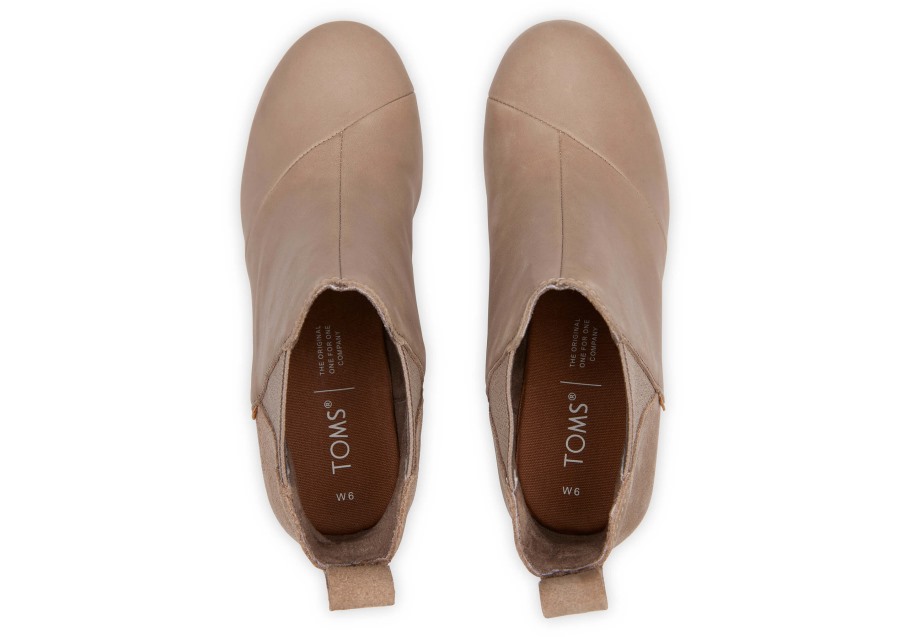 Toms Kelsey Bootie Taupe Grey