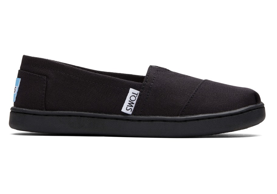 Toms Youth Alpargata Canvas Black