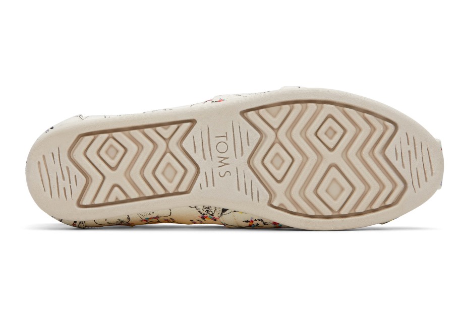 Toms Alpargata Paper Source Ivory