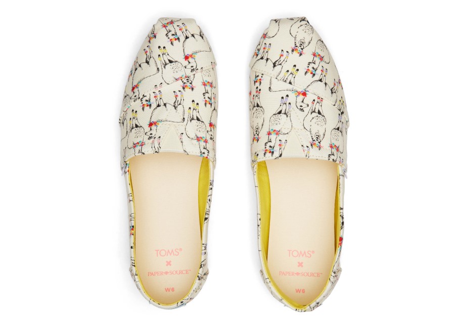 Toms Alpargata Paper Source Ivory