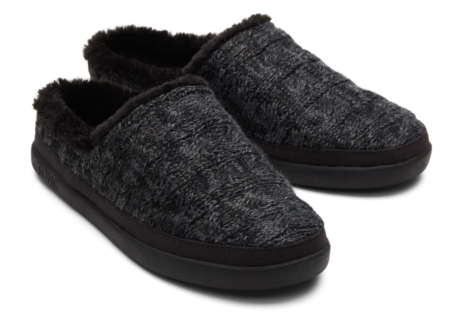 Toms Sage Slipper Black