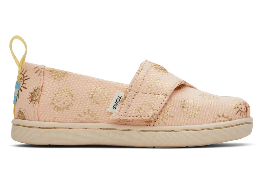 Toms Tiny Apricot Foil Sunny Days Print Apricot Foil