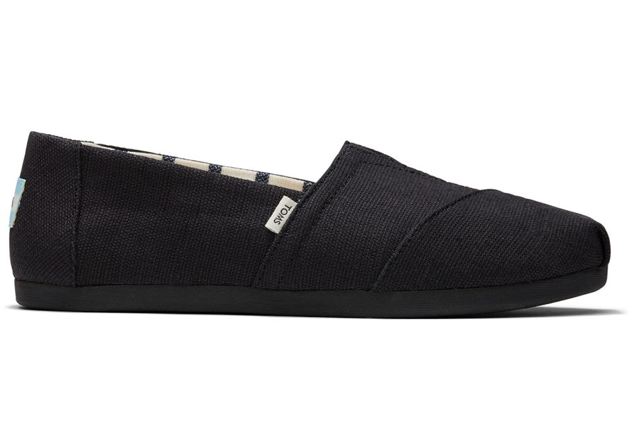 Toms Heritage Alpargata Black On Black