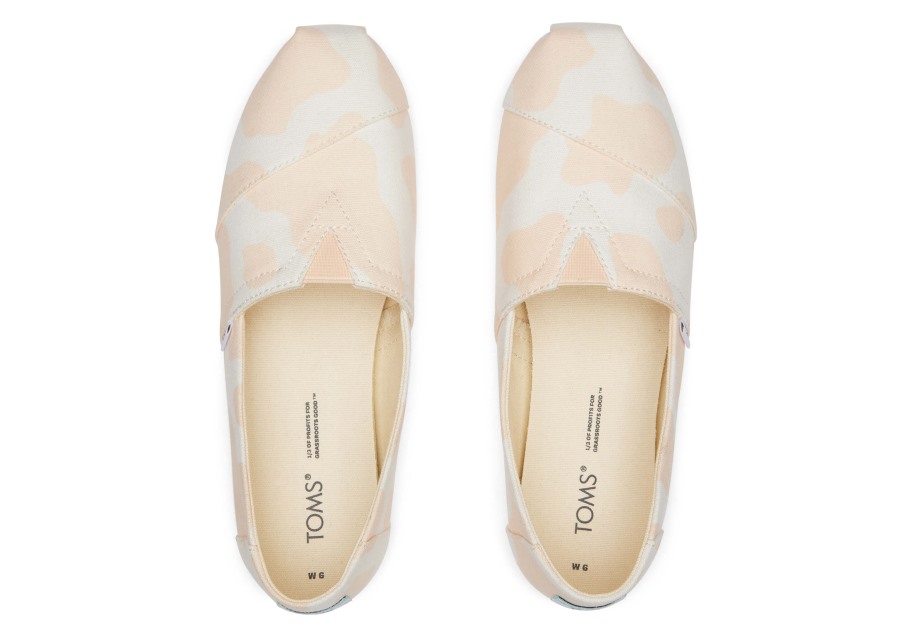 Toms Alpargata Cow Cow Print Light Peach