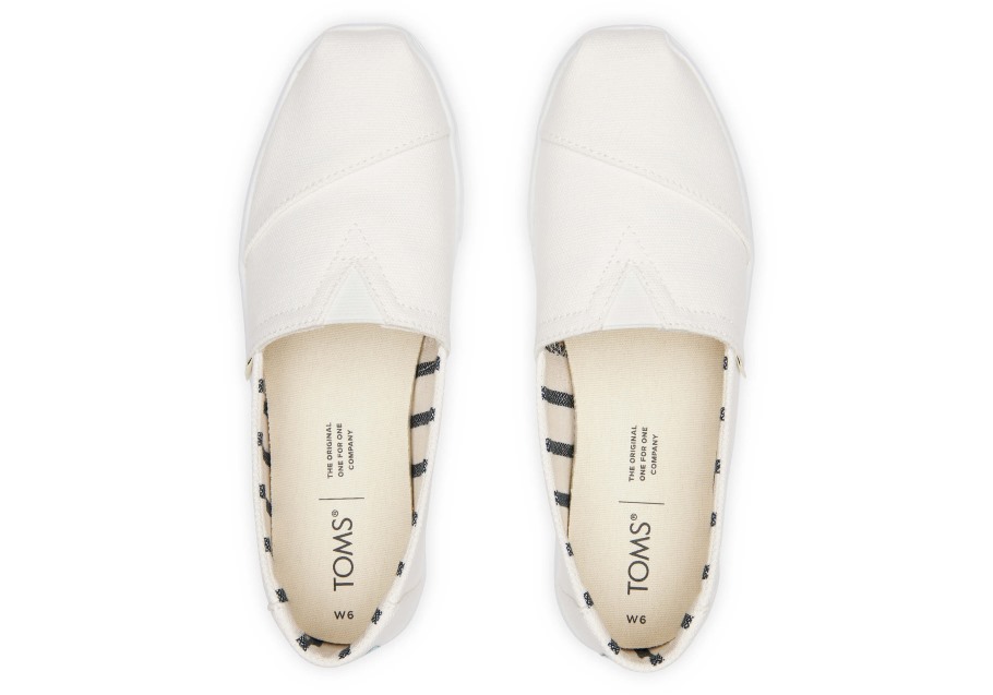 Toms Cupsole Alpargata White