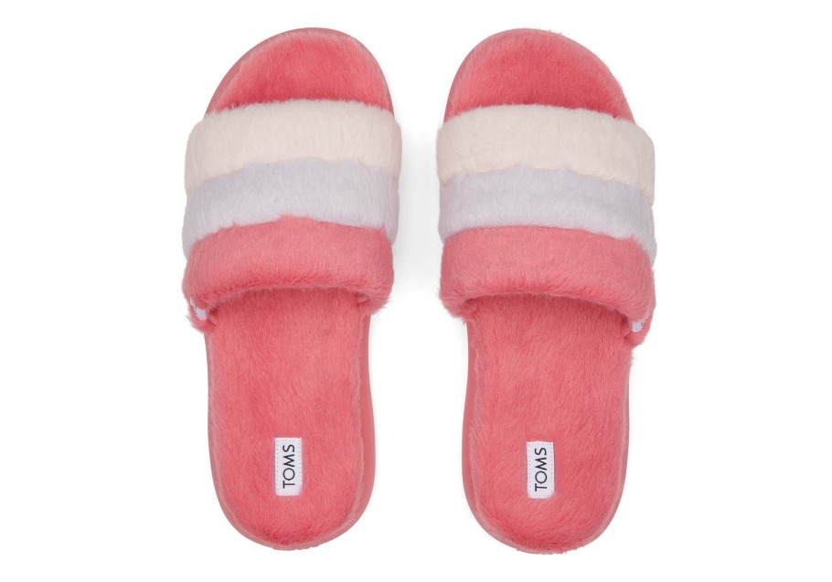 Toms Mallow Slide Rose Colorblock