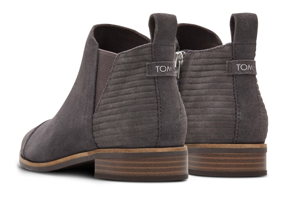 Toms Reese Bootie Cement Grey