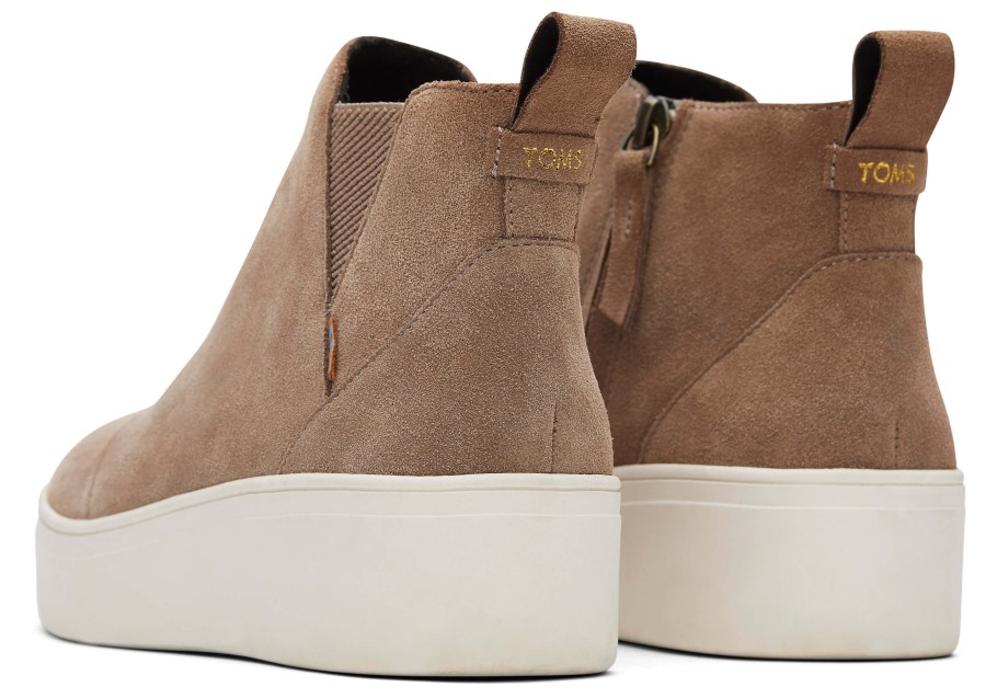 Toms Jamie Slip On Taupe Grey