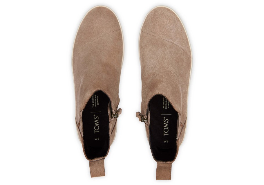 Toms Jamie Slip On Taupe Grey
