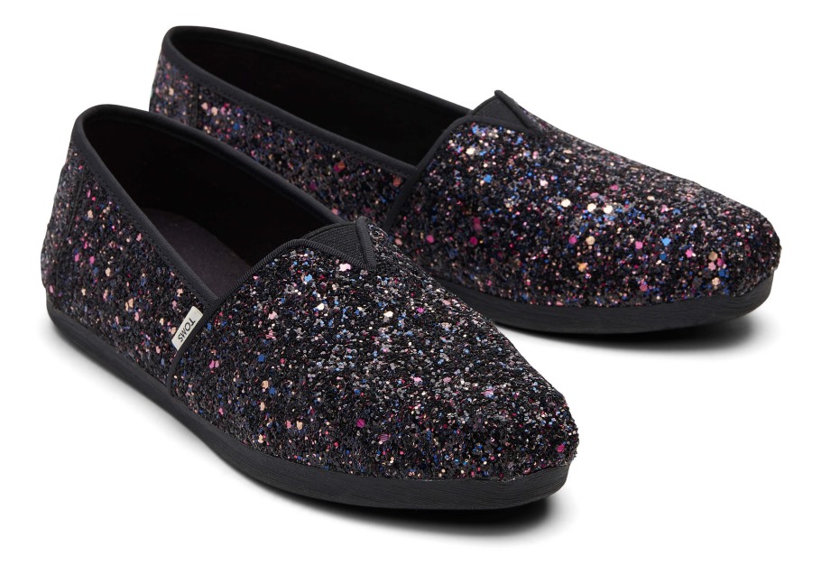 Toms Alpargata Glitter Black