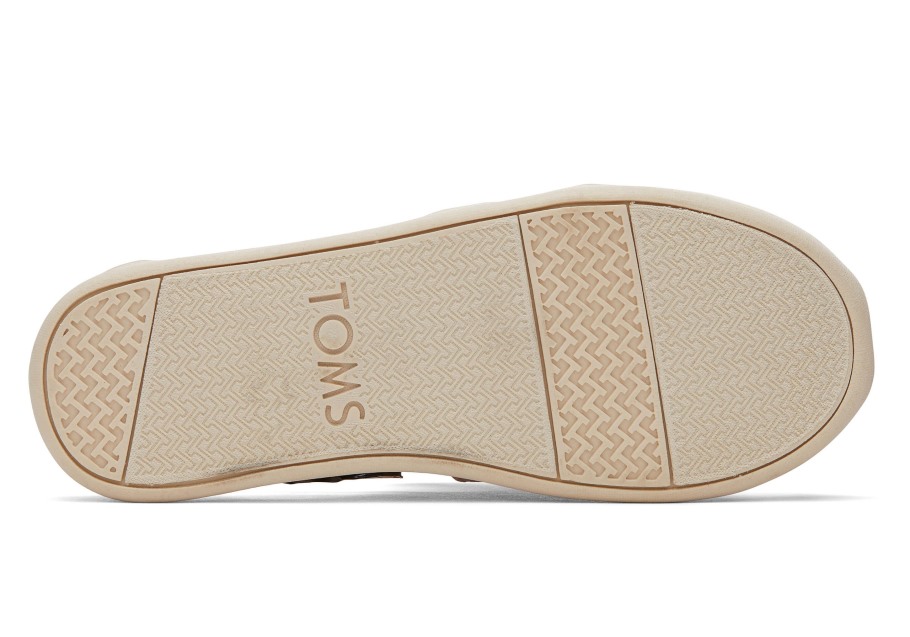 Toms Youth Alpargata Panda Party Natural Birch