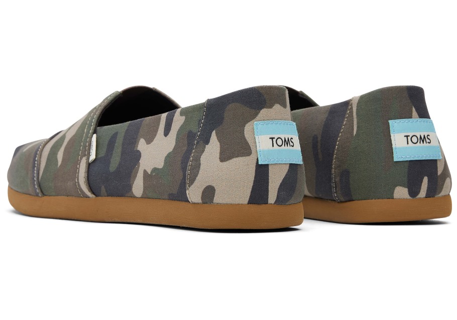 Toms Alpargata Woodland Camo Green