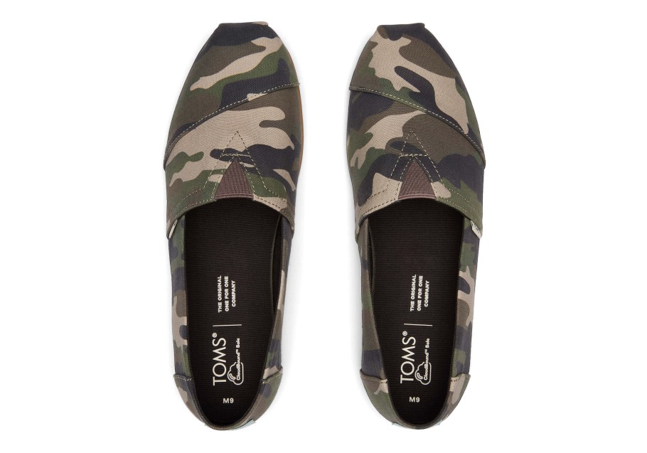Toms Alpargata Woodland Camo Green