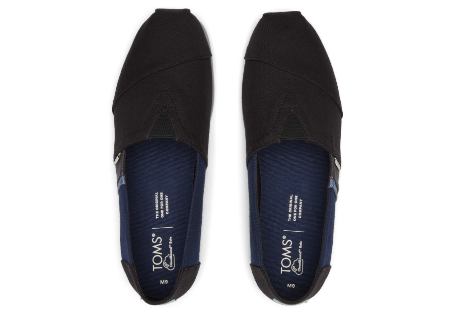 Toms Alpargata Colorblock Black-Navy