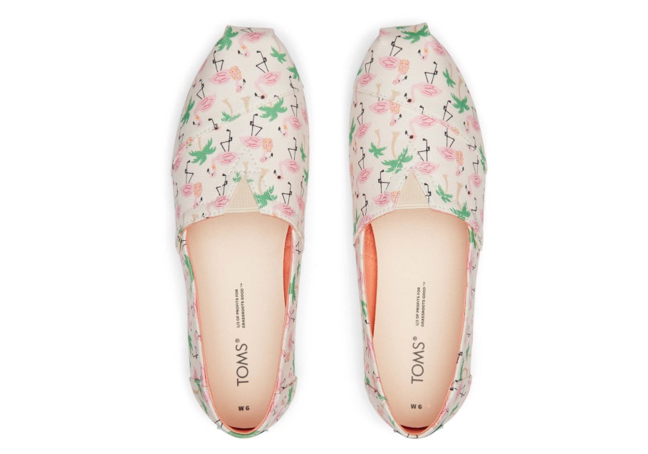 Toms Flamingo Alpargata Light Sand