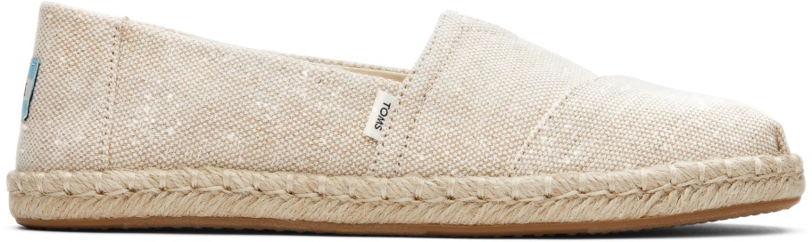 Toms Metallic Espadrille Alpargata Gold Metallic