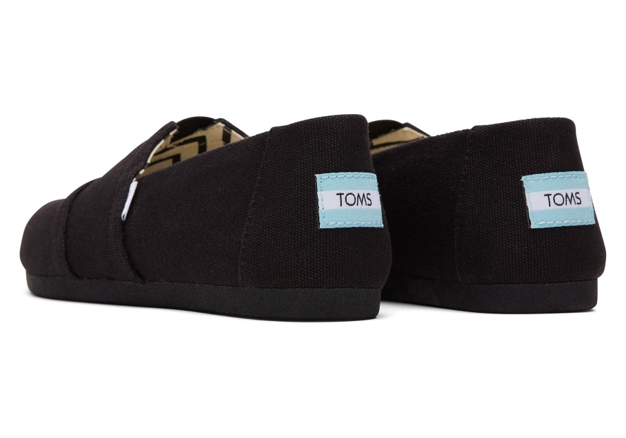Alpargata Recycled Cotton Canvas Toms Black