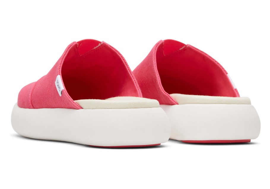 Toms Mallow Mule Raspberry