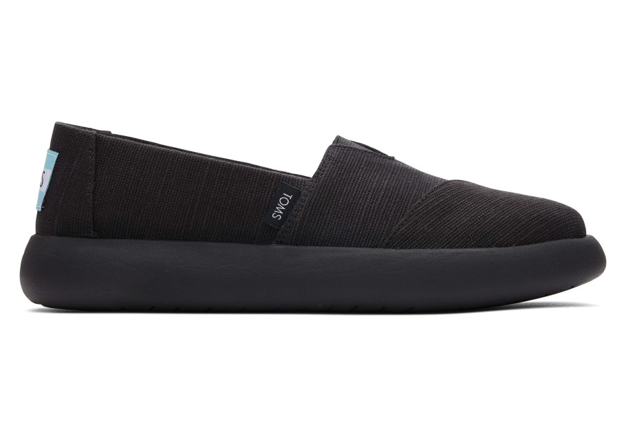 Toms Mallow Heritage Canvas Black-Black