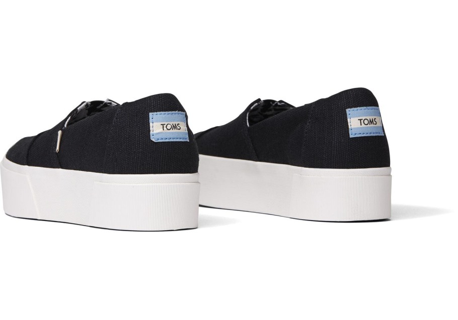 Alpargata Boardwalk Slip On Toms Black