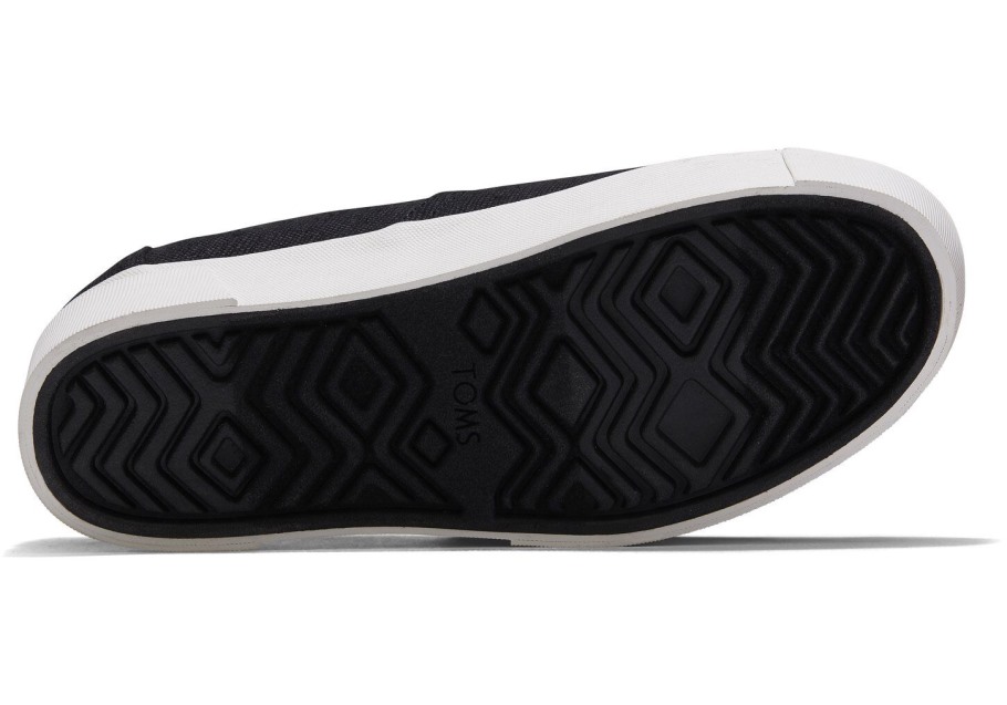 Toms Alpargata Boardwalk Slip On Black