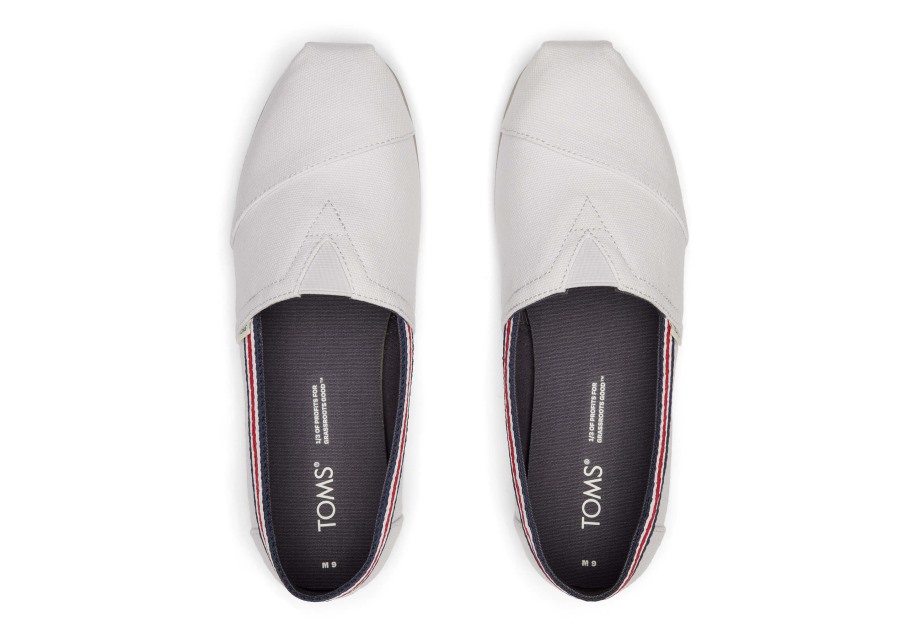 Toms Trim Alpargata White