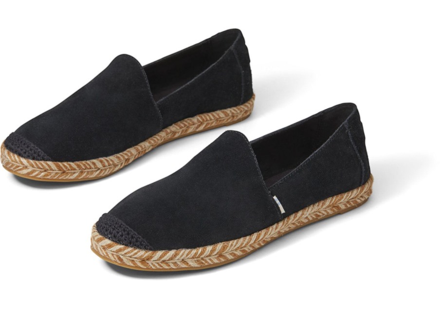 Toms Pismo Espadrille Black