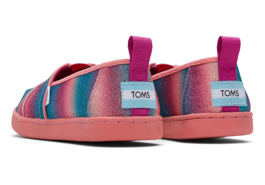 Toms Youth Alpargata Glitter Pink Gradient
