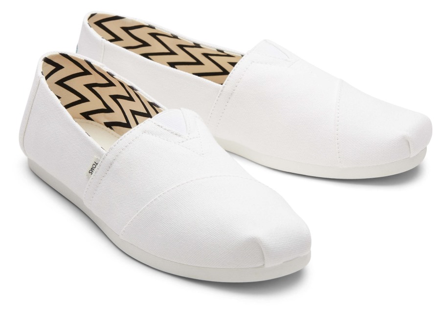 Alpargata Recycled Cotton Canvas Toms White