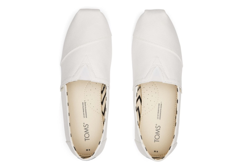 Alpargata Recycled Cotton Canvas Toms White