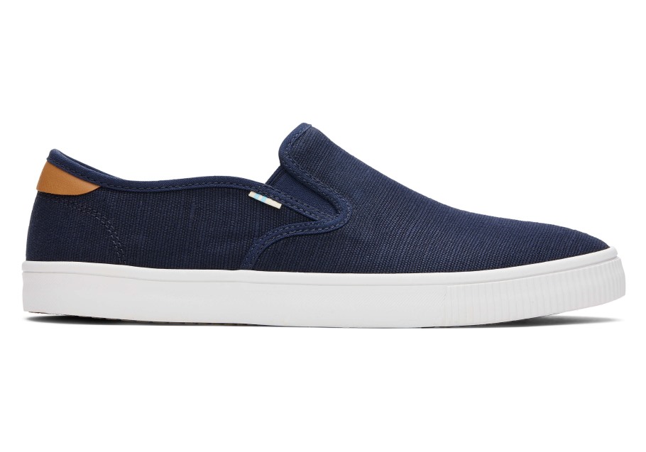 Toms Baja Slip On Navy