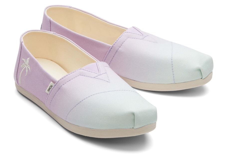 Toms Alpargata Ombre Palm Tree Lilac Ombre