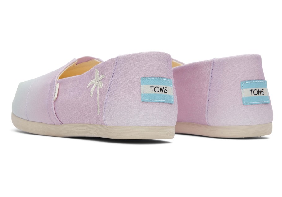 Toms Alpargata Ombre Palm Tree Lilac Ombre